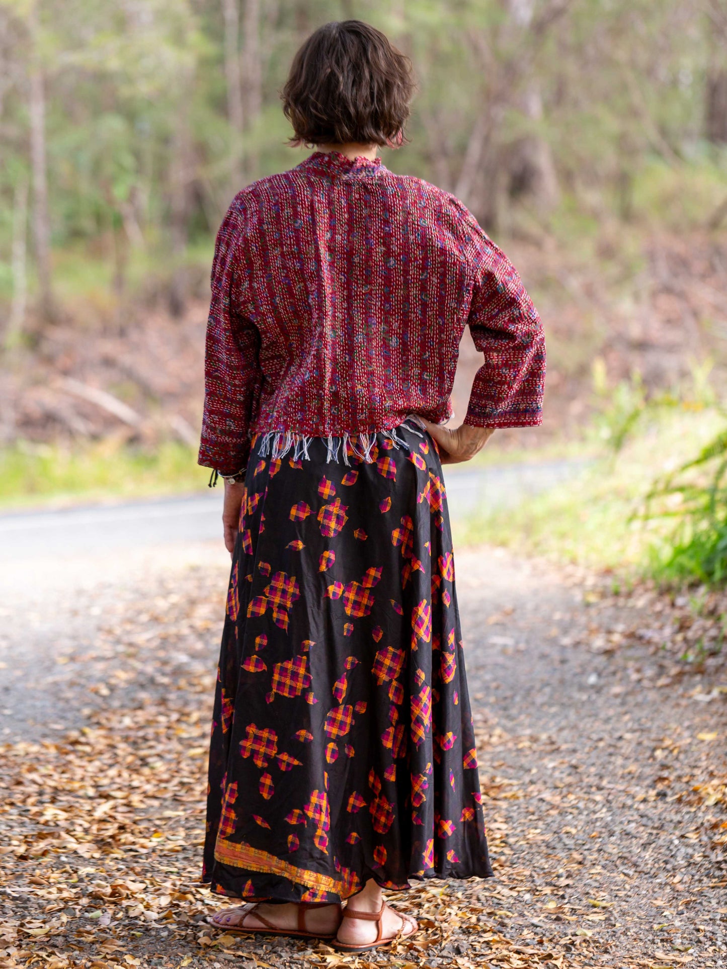 Silk Circle Skirt 'Outlandish'