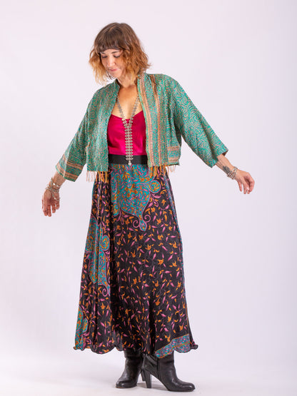 Boho Chic Jacket. Living Elemental . Size 12