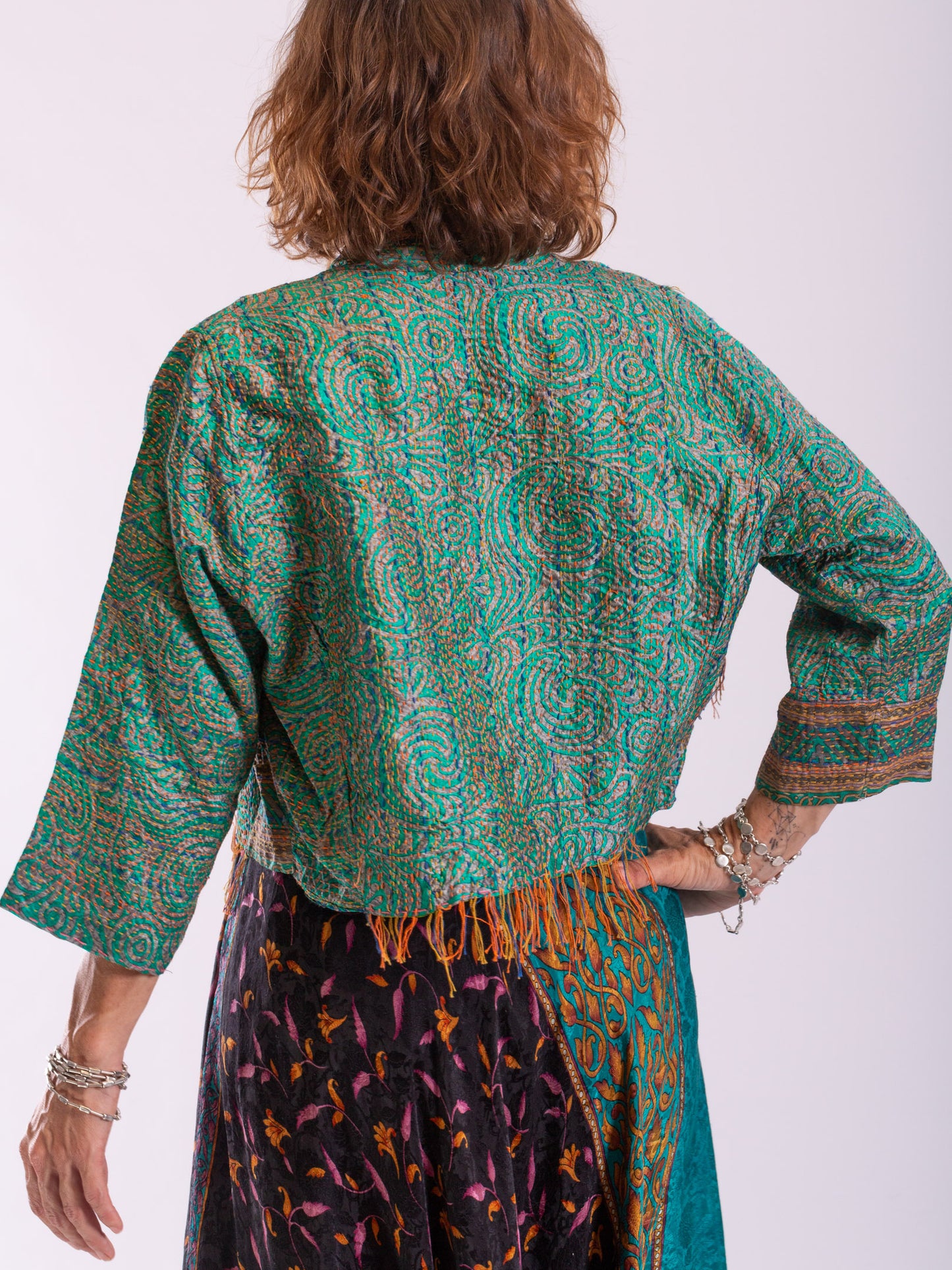 Boho Chic Jacket. Living Elemental . Size 12