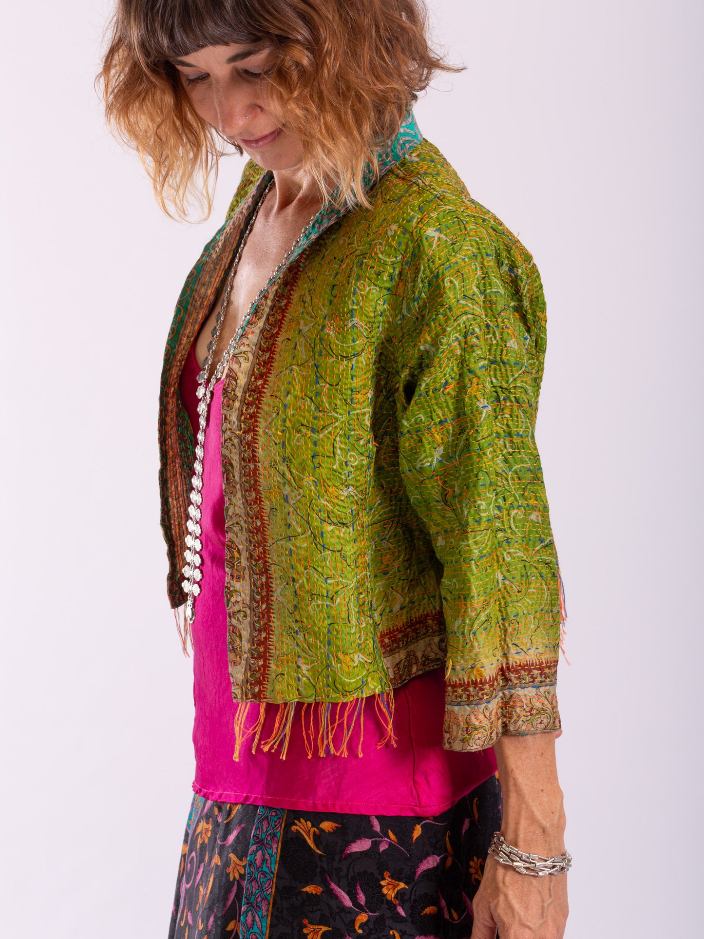 Boho Chic Jacket. Living Elemental . Size 12