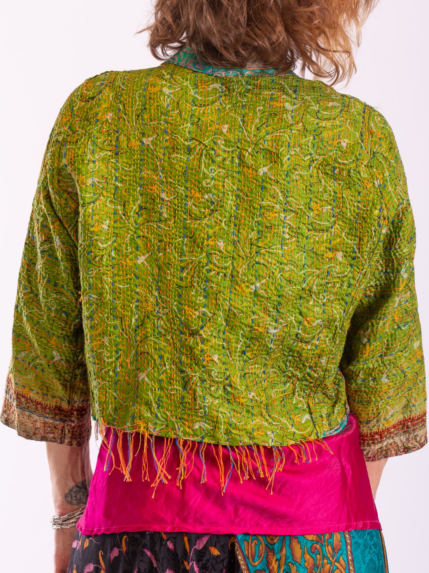 Boho Chic Jacket. Living Elemental . Size 12