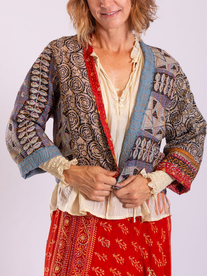 Boho Chic Jacket. Rich Organics . Size 14