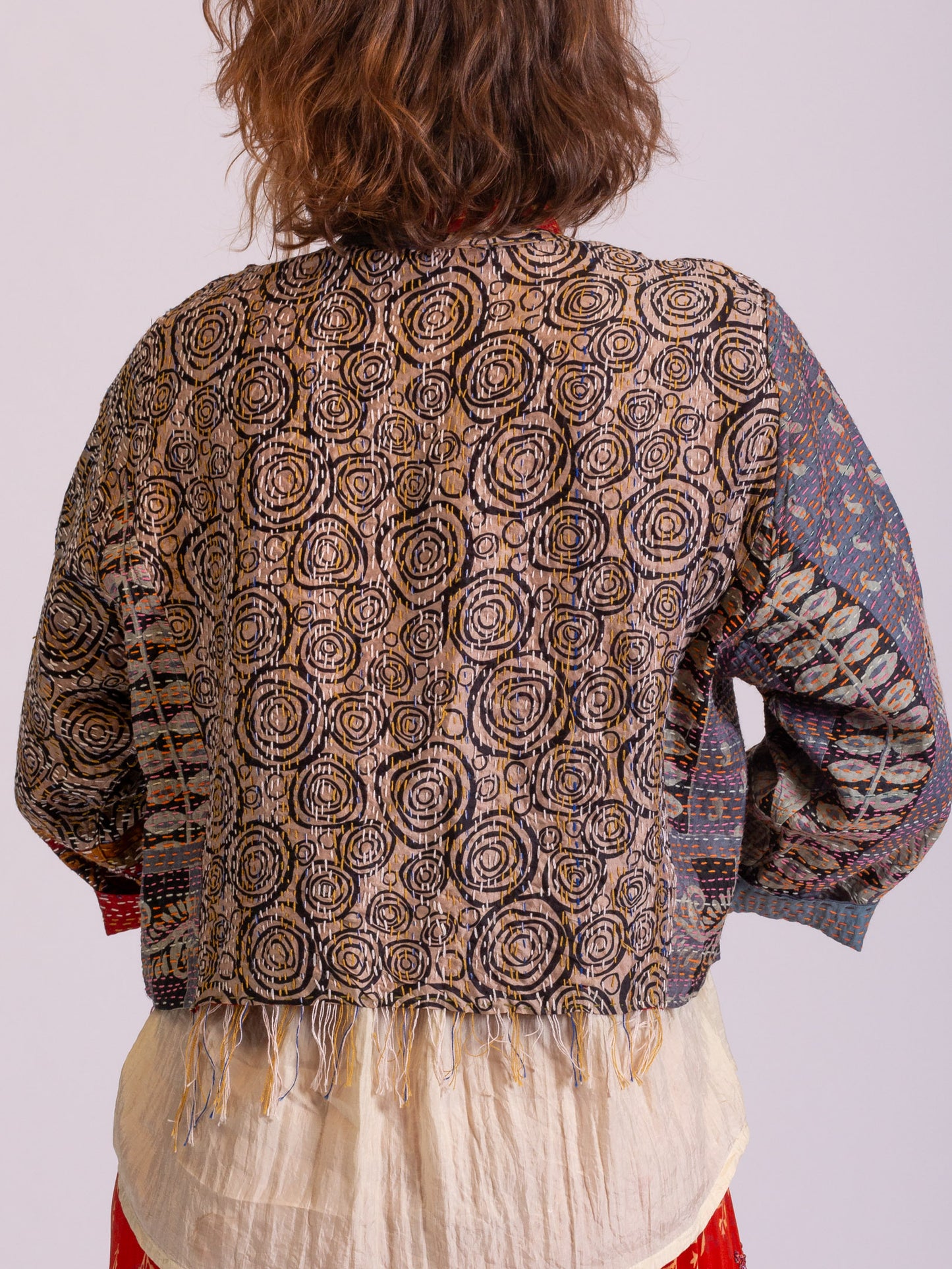 Boho Chic Jacket. Rich Organics . Size 14