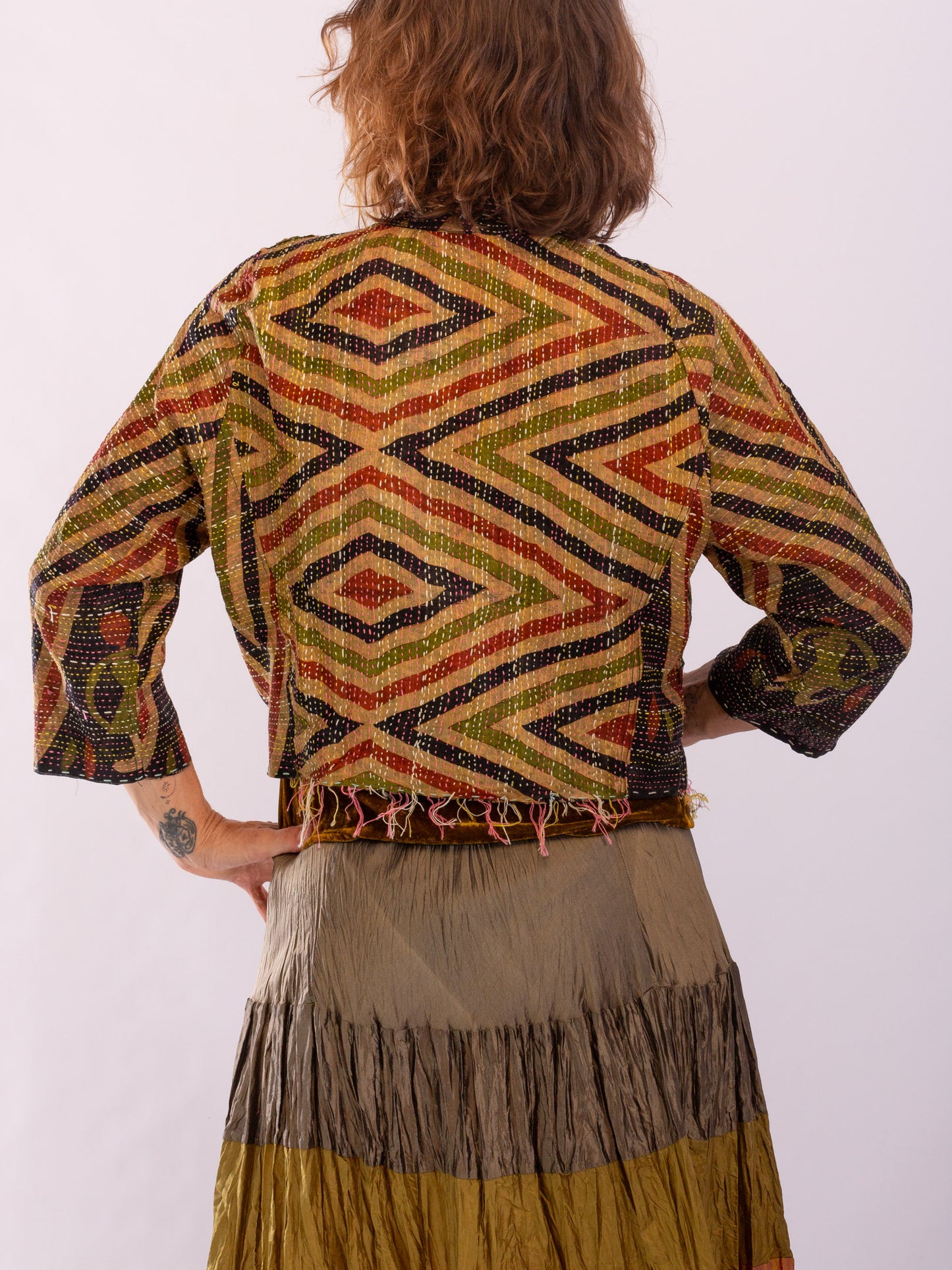 Boho Chic Jacket. Diamond desire. Size 12